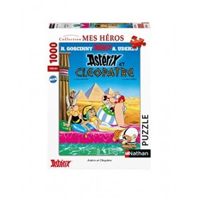 Nathan - Puzzle 1000 pièces - Astérix et Cléopâtre - Adultes et enfants dès 14 ans - Puzzle de qualité supérieure - Encastrem