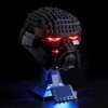 GEAMENT Jeu De Lumières Compatible avec Lego Le Casque du Dark Trooper - Kit Déclairage LED pour Star Wars 75343 Jeu Lego N
