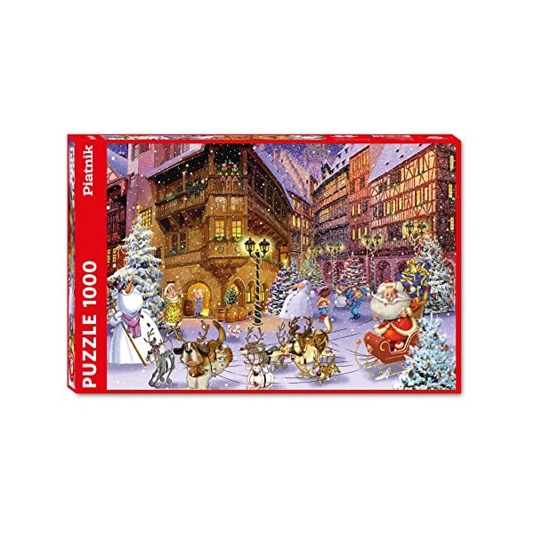 Piatnik- Ruyer-Village de Noël-Puzzle de 1000 pièces, 5546