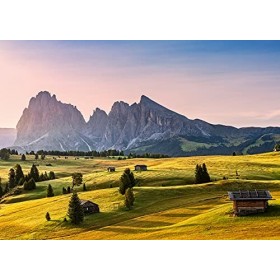 Ravensburger - Puzzle Adulte - Puzzle 1000 p - LAlpe de Siusi, Italie - 88908