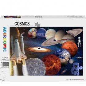 ABERDOMIC Puzzle de 1 000 pièces, Le cosmos – Lunivers – Puzzle de 1 000 pièces pour adultes, adolescents et enfants carton