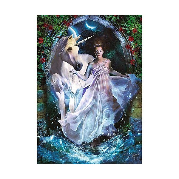 Brandsseller Puzzle Princesse et licorne 1000 pièces