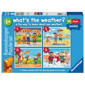 Ravensburger 3057 Puzzle Weather My First pour Enfants de 2 Ans et Plus 2, 3, 4 et 5 pièces 