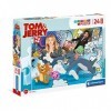 Clementoni Tom & Jerry-24 Maxi pièces-Puzzle Enfant-fabriqué en Italie, 3 Ans et Plus, 24212, No Color