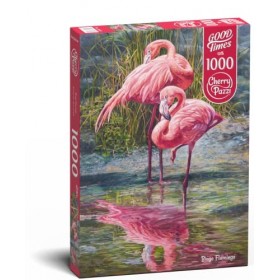 CherryPazzi Puzzle 1000 pièces : Flamants Roses