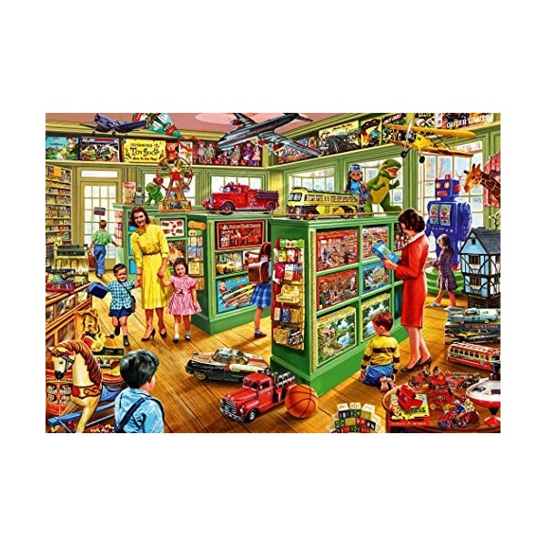 Puzzle Toy Shop Interiors Boutique de Jouets 1000 Pieces