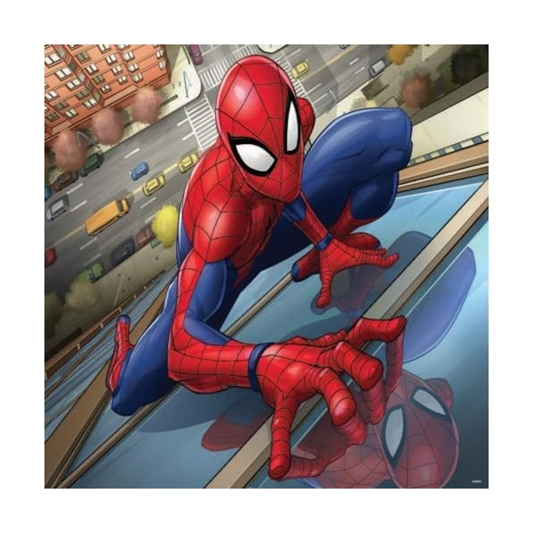 Grandi Giochi Puzzle lenticulaire Horizontal Marvel Spiderman avec 500 pièces incluses et Emballage avec Effet 3D-PUA06000, P