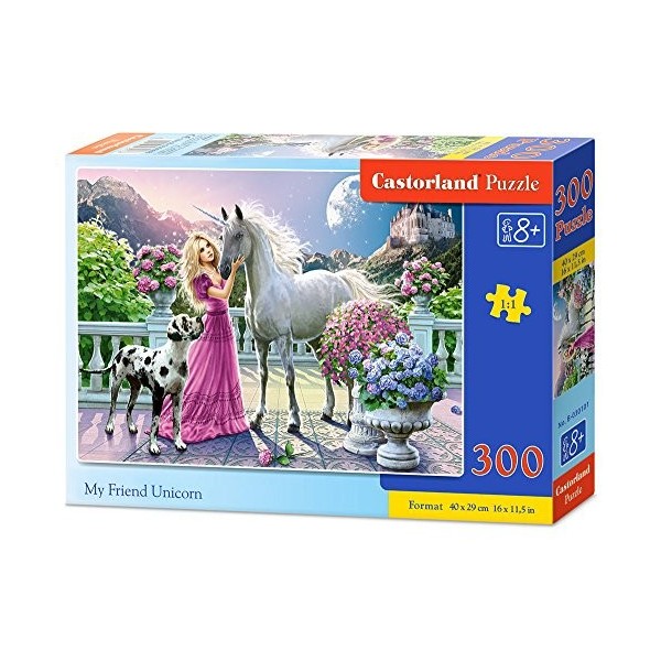 Castorland - B-030088 - Puzzle - Mon ami la Licorne - 300 Pièces