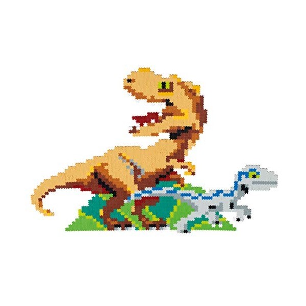 Schmidt Spiele- Unicorn Jixelz Jurassic World 1500 pièces 5 Motifs pour Enfants, 46132, coloré