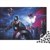 300 Pièces Puzzles Captain America Puzzle pour Adultes Puzzles en Bois Intéressant Réduction du Stress Puzzles pour Famille E