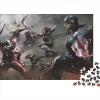 300 Pièces Puzzles Captain America Puzzle pour Adultes Puzzles en Bois Intéressant Réduction du Stress Puzzles pour Famille E