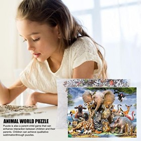Aibyks Puzzles 1000 PC pour Adultes,Puzzle Animaux 1000 pièces - Jeu intellectuel pour de 1000 pièces,Jeu intellectuel pour A