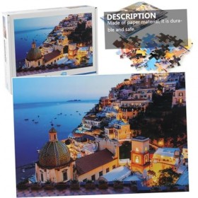 Toyvian 1 Boîte De 1000 Pièces Puzzle mer damour Jouet Puzzle de scènes de renommée Mondiale Puzzle en Papier Puzzle créatif