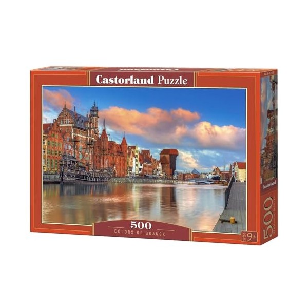 Castorland Puzzle 500 pièces : Couleurs de Gdansk