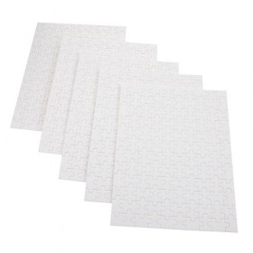 TOYANDONA 5 Ensemble Puzzle Vierge par Sublimation Puzzle Vierge Bricolage Appuyez sur Le Puzzle De Transfert Thermique Puzzl