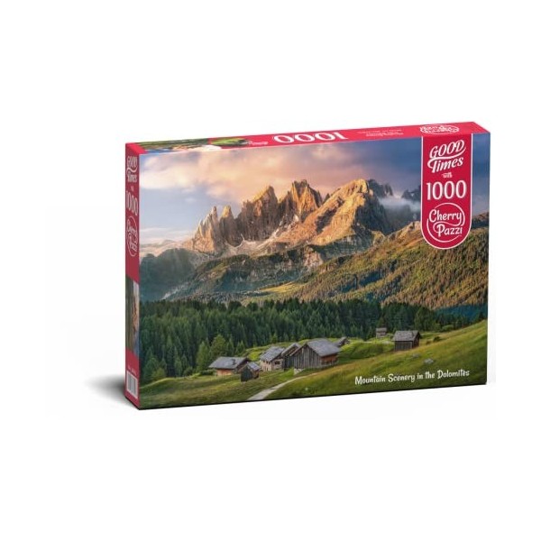 Cherry Pazzi Puzzle 1000 pièces : Paysage de Montagne dans Les Dolomites