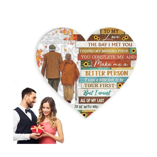 anvem Puzzles de la Saint-Valentin, Puzzles en Acrylique pour Adultes,Ensemble de Puzzle Acrylique en Forme de cœur pour Adul