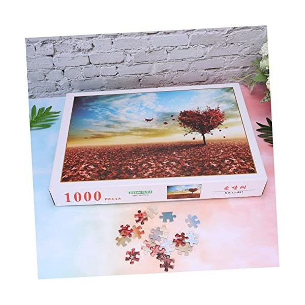 ibasenice 1 Jeu Puzzle 1000 Paysages Jeu De Puzzle Intellectuel Jouet De Motricité Fine DIY Défi De Puzzle Puzzles De Paysage