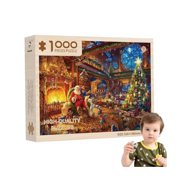 EWOKE Puzzles pour Adultes,Scène chaleureuse de Mariage de Noël Grand - Jouets et Jeux éducatifs de développement, Puzzle de 