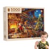 EWOKE Puzzles pour Adultes,Scène chaleureuse de Mariage de Noël Grand - Jouets et Jeux éducatifs de développement, Puzzle de 