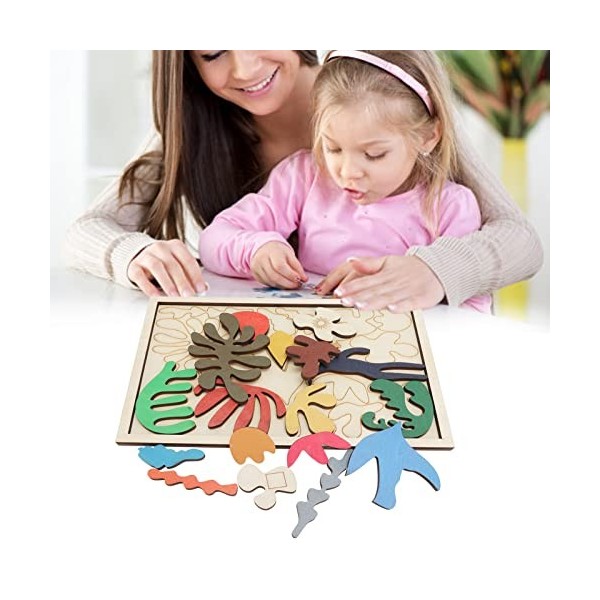 SPYMINNPOO Puzzle, Tilleul Jouet Puzzle Éducatif Couleurs Vives Multi Forme Puzzle Sol Puzzles pour Enfants Cadeaux Puzzles
