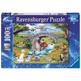 Ravensburger - Puzzle Enfant - Puzzle 100 p XXL - La famille dAnimal Friends - Disney - Dès 6 ans - 10947