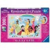 Ravensburger - Puzzle Enfant - Puzzle 100 p XXL - Fortes, belles et courageuses / Disney Princesses Collection Paillettes -