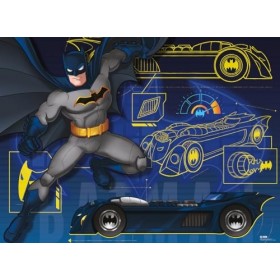 Ravensburger - Puzzle Enfant - Puzzle 100 p XXL - La Batmobile / Batman - Dès 6 ans - 13262