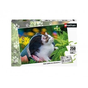 Nathan - Puzzle Enfant - 250 pièces - Petit chaton curieux - Filles ou garçons dès 8 ans - Puzzle de qualité supérieure - Car