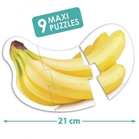 Akros AKRP1 - Akros Maxi Puzzles Healthy Foods, 50222, Multicolore