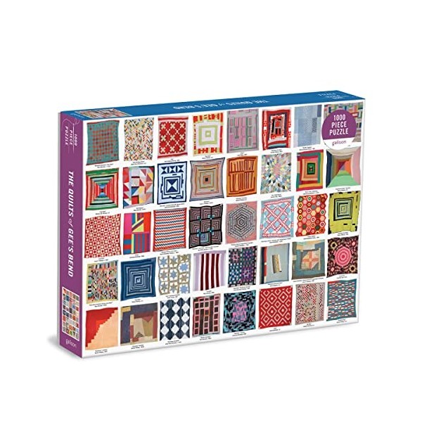 Galison 9780735369665 Quilts of Gees Bend 1000 Piece Puzzle