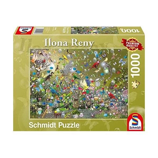 Schmidt Spiele, Ilona Reny: A Parrot Jungle 1000pc , Puzzle, Ages 12+