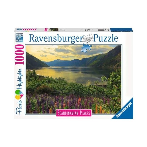Ravensburger - Puzzle Adulte - Puzzle 1000 p - Fjord en Norvège Puzzle Highlights - 16743