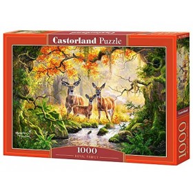 Castorland-1000 pc Royal Family Puzzle, CSC104253, Multicolore