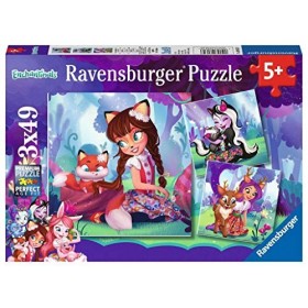 Ravensburger - Puzzle Enfant - Puzzles 3x49 p - Le monde merveilleux des Enchantimals - Dès 5 ans - 08061
