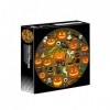 LIDCOM Grands Puzzles dhalloween, Halloween Jack O Lanternes Puzzle Jouet, décompression Halloween Puzzles Jeu Puzzle coloré