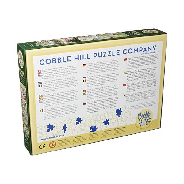 Cobblehill 80084 1000 PC Plus Tasses à thé Puzzle, différents