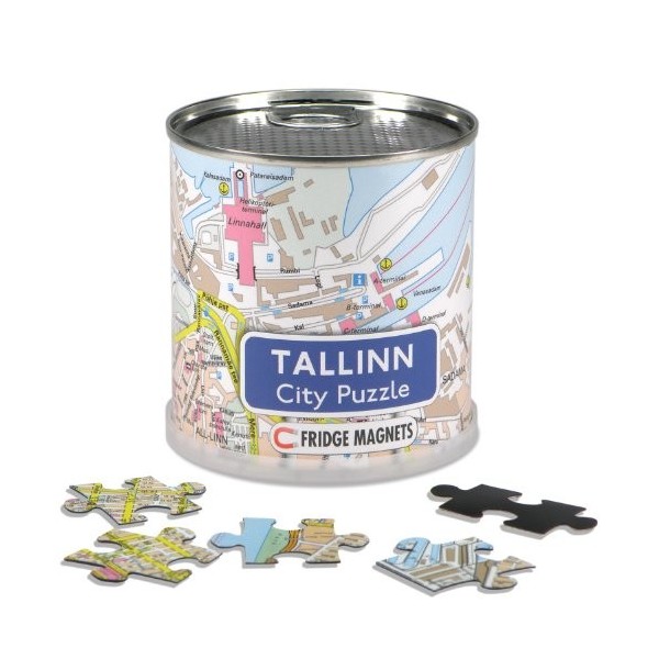 Extragifts City Puzzle Magnets - Tallinn