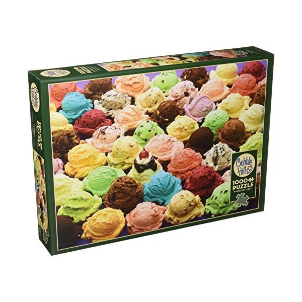 Cobblehill 80061 1000 PC Ice Cream puzzle, différents - version anglaise
