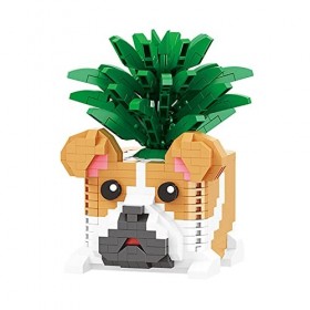 Larcele Lot de 583 blocs de construction micro jouets KJM-08 - Mini briques animales - Construction de blocs de construction 