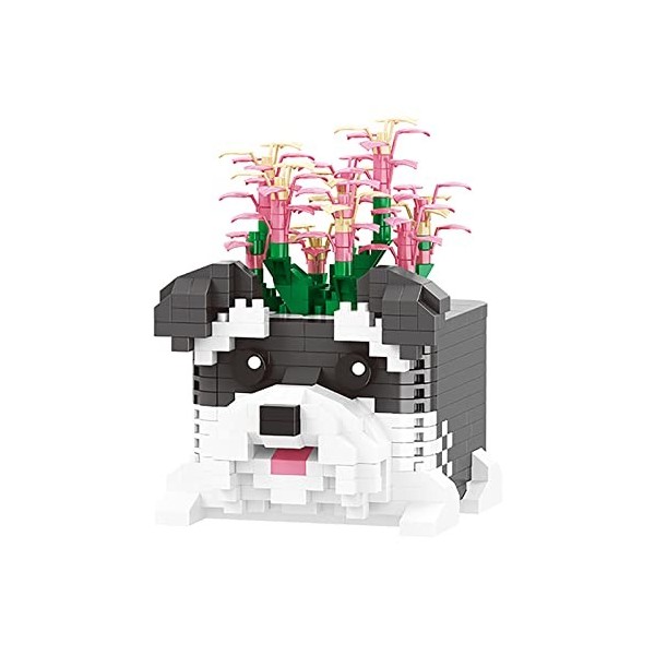 Larcele Lot de 583 blocs de construction micro jouets KJM-08 - Mini briques animales - Construction de blocs de construction 