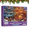 QARIDO 2023 Puzzle Noël, 24 pièces - 1008 pièces pour Adultes et Bambins, Célébration Noël 2023 Puzzles Noël pour Bambins et 