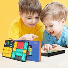 Yajexun Super SliPuzzle Game | Super SliPuzzles réflexion | Console Jeu Portable pour Adultes, Jeu dédouanement Formation log