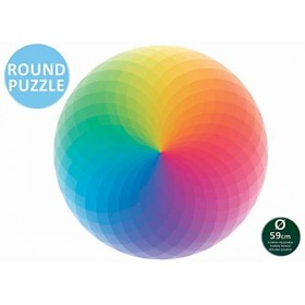 Educa - Puzzle de 800 pièces pour Adultes | Round Puzzles. Arc-en-Ciel. Recommandé à partir de 14 Ans 19033 