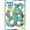 DJECO- Puzzle Art Octopus 350 pièces, DJO7651, Multicolore