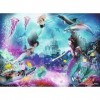Ravensburger- Fish,Octopus,Turtle Mermaid Kingdom Puzzle 300 pièces pour Enfants à partir de 9 Ans, 13296, Multicolore