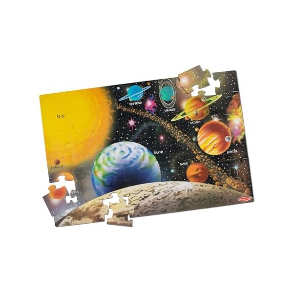 Melissa & Doug - 10413 - Puzzle - Puzzle de sol système solaire