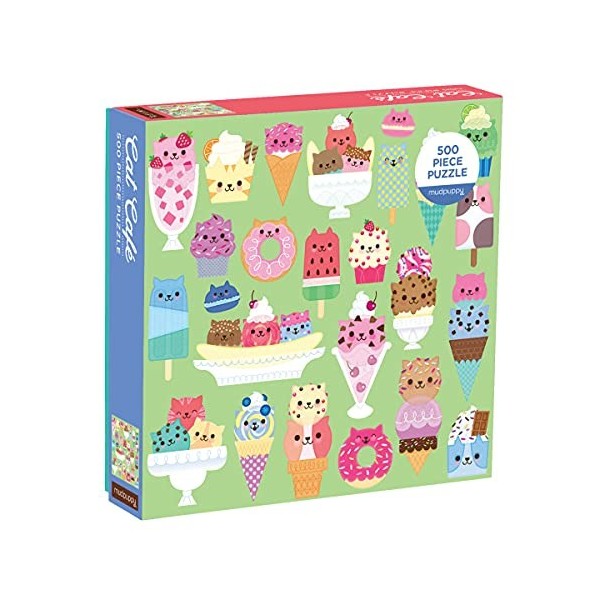 Dessert Cats 500pc Puzzles: 500 Piece Puzzle