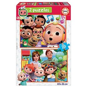 Educa - Puzzle Enfants 2x20 Cocomelon, Puzzle pour Enfants Casse-tête pour Développement, Agilité et Amusement Les garçons e
