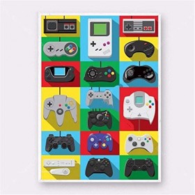 Puzzle 1000 Pièces Adultes,Enfant Puzzle,Différentes manettes de Jeu Puzzle 26X38cm（10.23 * 14.96inch）